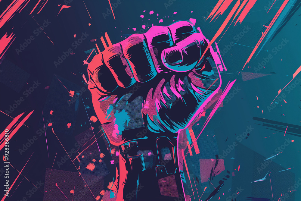 Fototapeta premium graffiti on the wall Generative AI