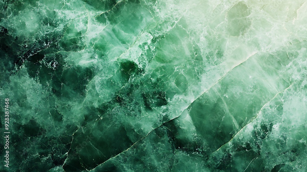 Fototapeta premium Abstract background of a green Jadeite texture