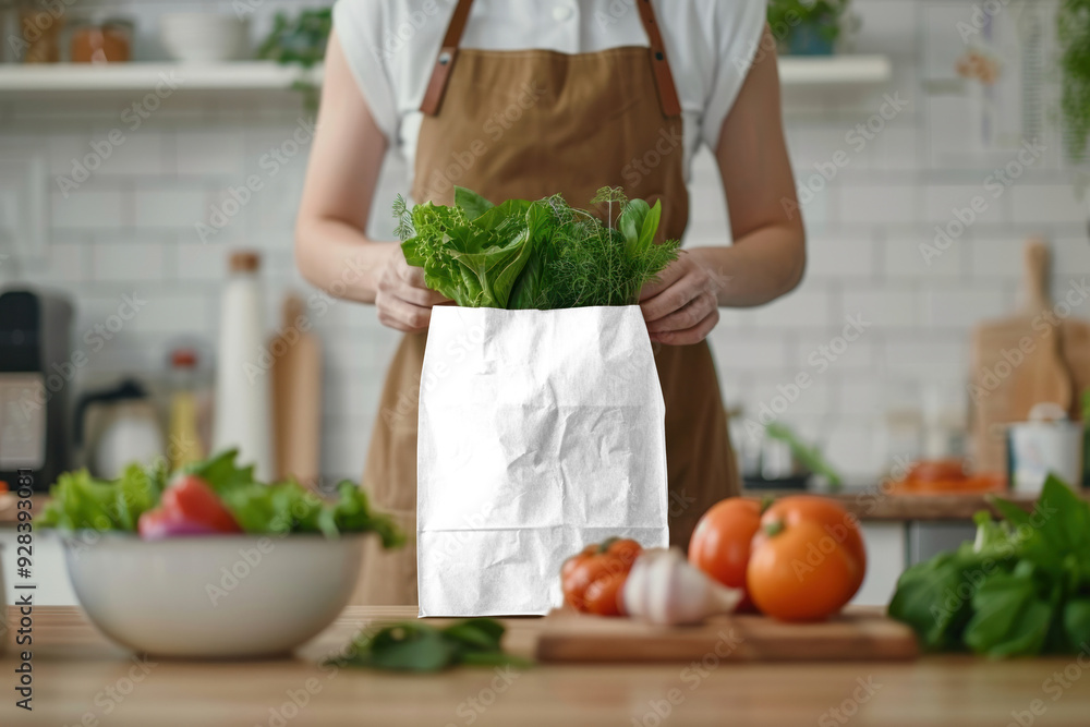 PNG paper grocery shopping bag mockup, transparent design PNG paper grocery shopping bag mockup, transparent design