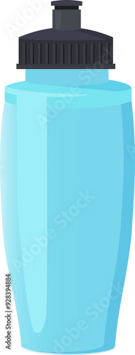 Sport bottle. Travel water container cartoon icon