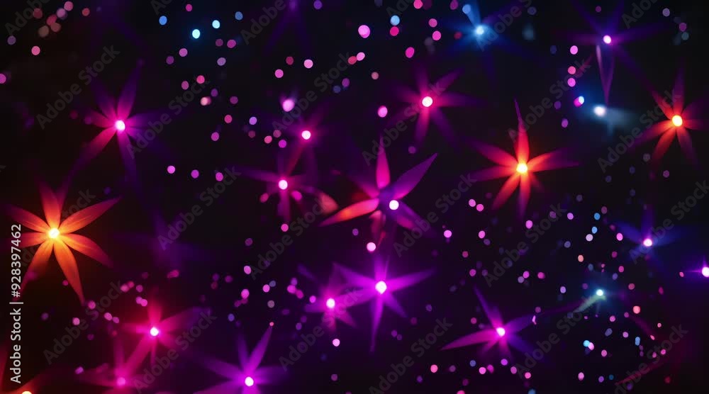 colorful starlight flickering background, 4k video, generated ai colorful starlight flickering background, 4k video, generated ai