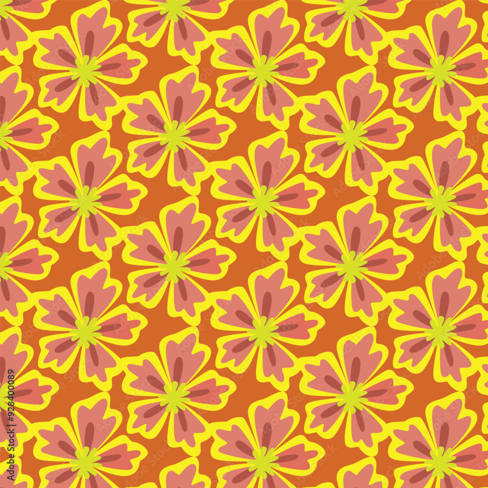Elegant vector template with a seamless pattern of yellow and red leaves. Ideal for backgrounds, textiles, and seasonal designs. For decoration Elegant vector template with a seamless pattern of yellow and red leaves. Ideal for backgrounds, textiles, and seasonal designs. For decoration