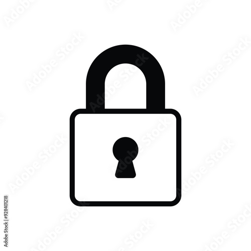 Lock vector icon