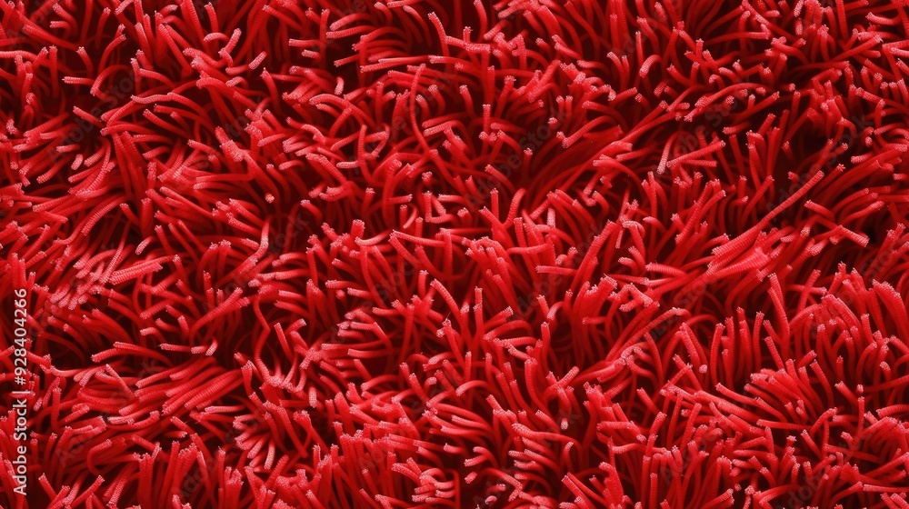 A textured bright red rug is placed on a wooden floor, enhancing the lively ambiance of a cozy living room SEAMLESS PATTERN A textured bright red rug is placed on a wooden floor, enhancing the lively ambiance of a cozy living room SEAMLESS PATTERN
