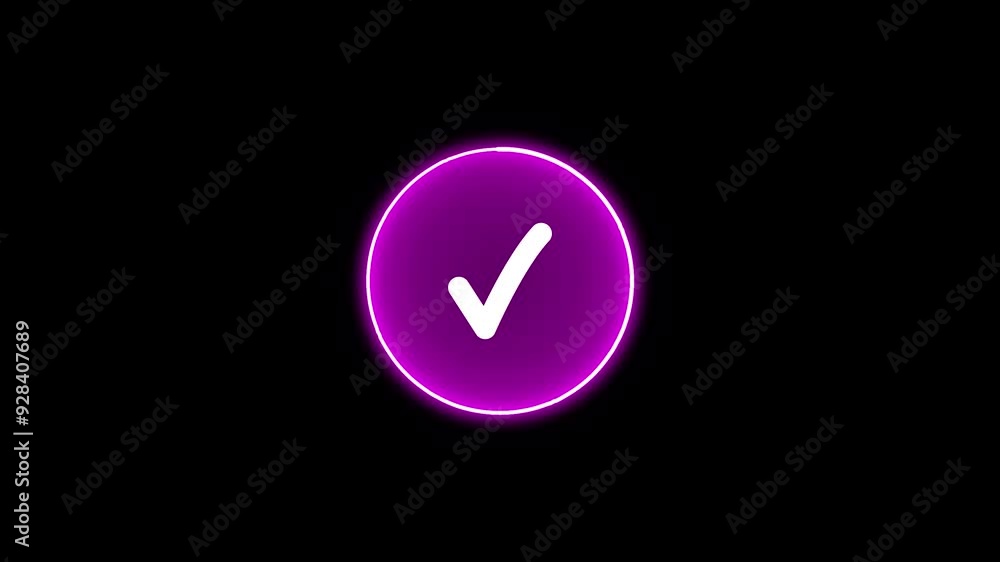 Check Mark Icon Animation – Sleek and Modern Motion Graphic for Status Confirmation, Task Completion, and Approval – Ideal for Apps, Websites, UI/UX, and Digital Media – High-Quality Vector Art Check Mark Icon Animation – Sleek and Modern Motion Graphic for Status Confirmation, Task Completion, and Approval – Ideal for Apps, Websites, UI/UX, and Digital Media – High-Quality Vector Art
