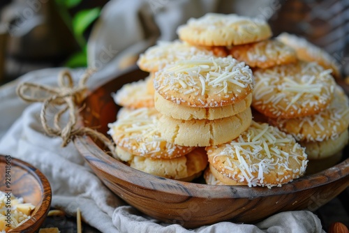 Indonesian Eid cakes cheese kastengel cookies photo