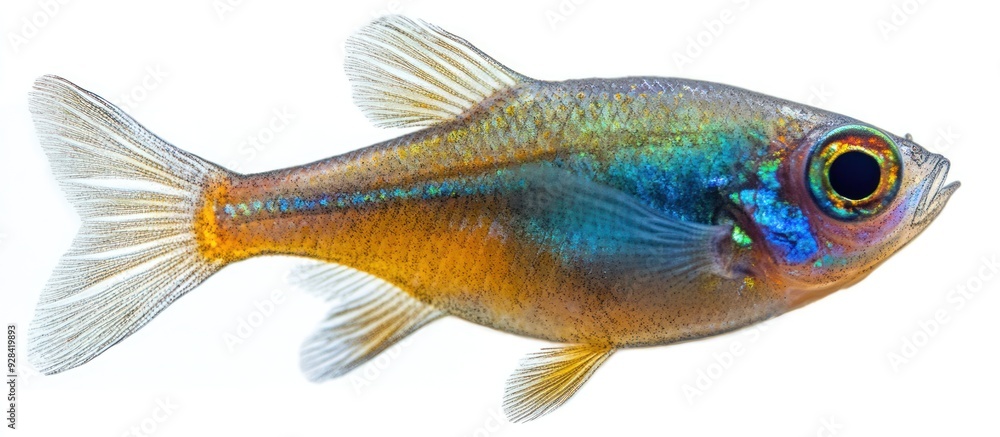 Fototapeta premium A Close-Up of a Small, Colorful Fish