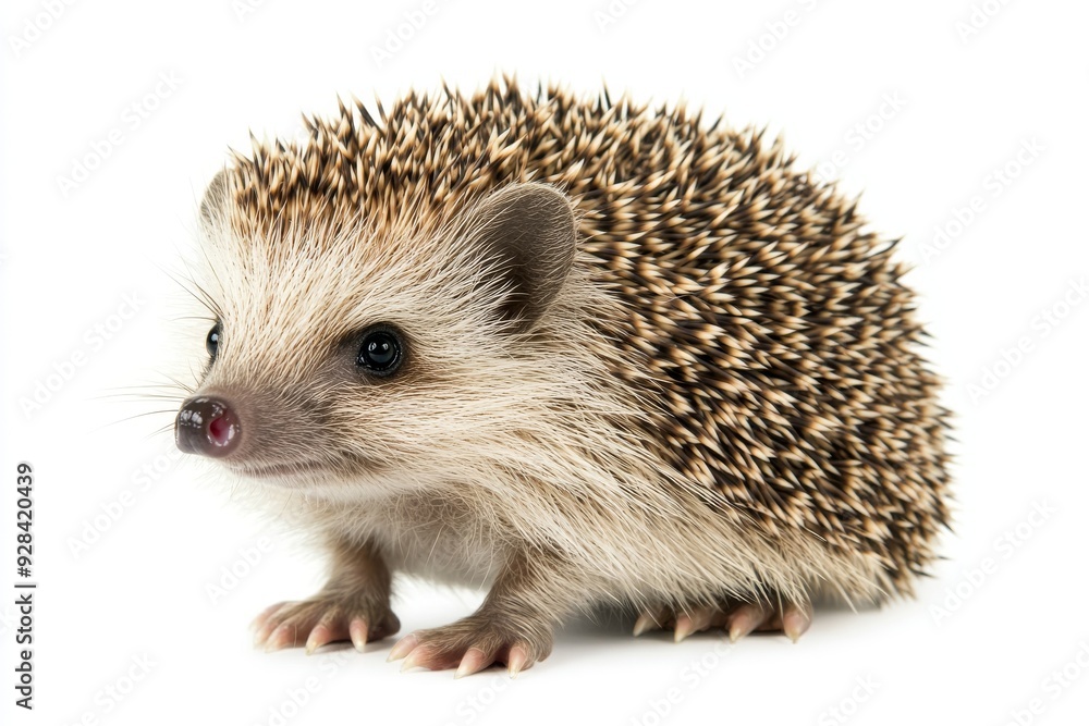 Featuring an adorable hedgehog on a white background, this design is perfect for nature- and animal-themed projects. Featuring an adorable hedgehog on a white background, this design is perfect for nature- and animal-themed projects.