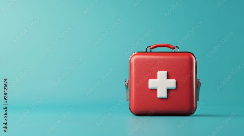 Advanced Urgent Care Concept with Emergency Medical Equipment - High-Tech 3D Illustration for Healthcare Services Advanced Urgent Care Concept with Emergency Medical Equipment - High-Tech 3D Illustration for Healthcare Services