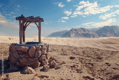 ai generative well in the desert