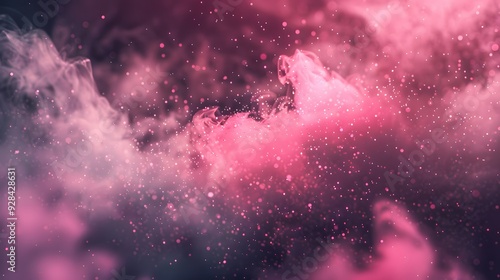 Wallpaper Mural Abstract Pink dust smoke particles background Torontodigital.ca