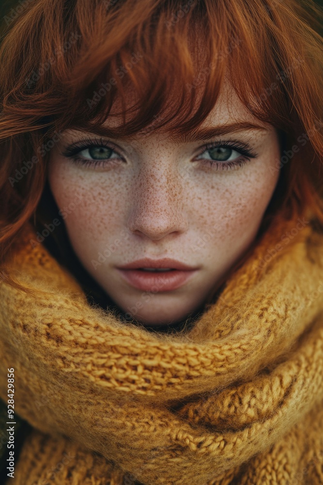 Person with scarf Person with scarf