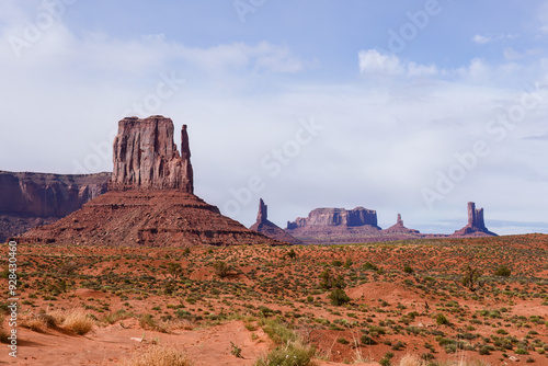 Panoramic view of the Monument Valley. Arizona. USA.