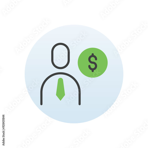 Client Cost vector icon