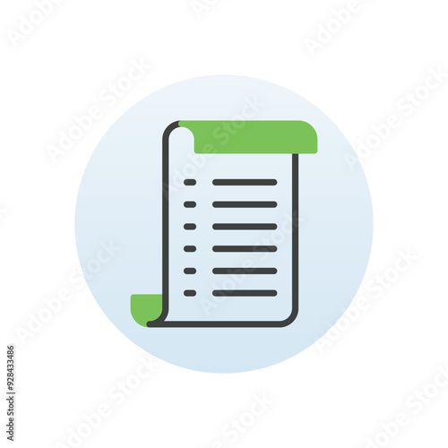 Shopping List vector icon