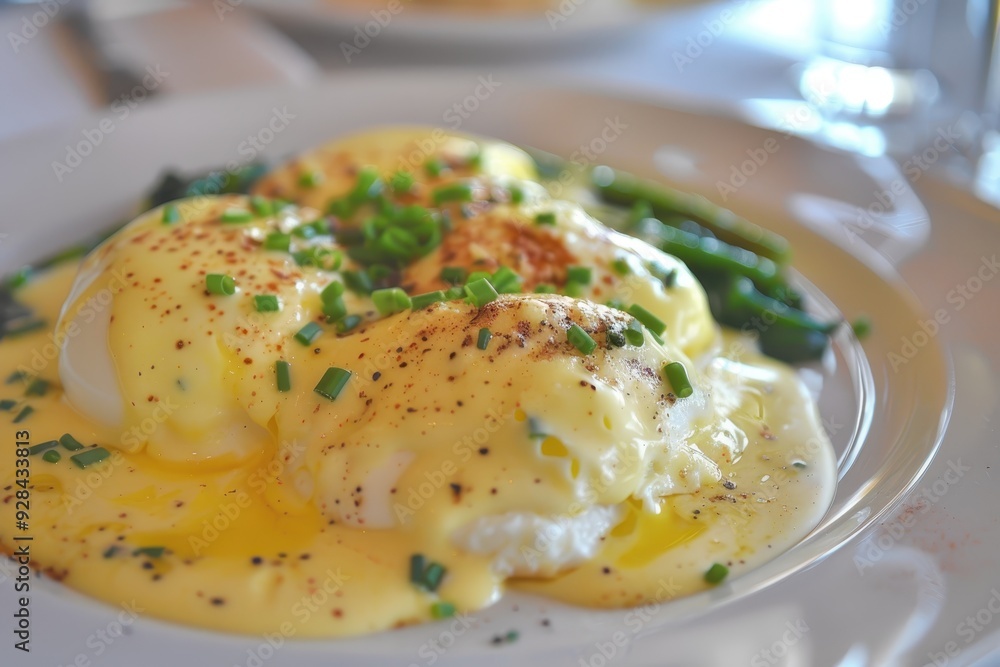 Tasty eggs florentine for breakfast out Tasty eggs florentine for breakfast out