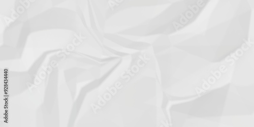 White crumpled paper texture . White wrinkled paper texture. White paper texture . White crumpled and top view textures can be used for background of text or any contents .