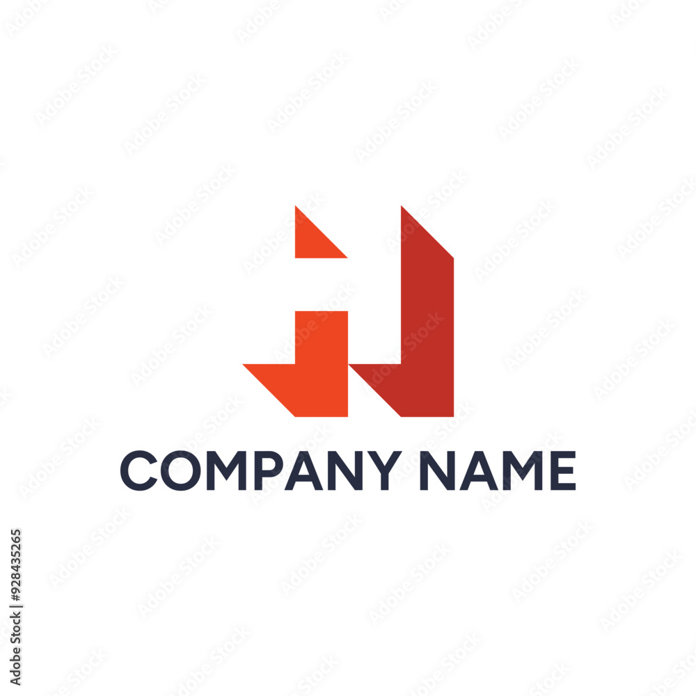 Letter H Silhouette Logo Concept Letter H Silhouette Logo Concept