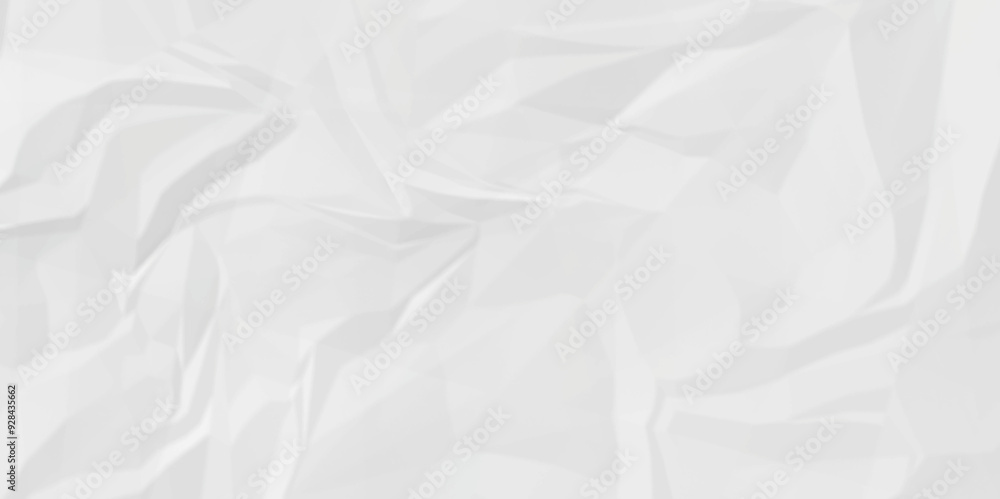 Obraz premium White crumpled paper texture . White wrinkled paper texture. White paper texture . White crumpled and top view textures can be used for background of text or any contents .