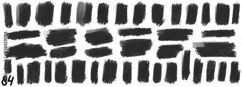 Grunge stripes mega set bundle collection. Black labels, frames, paint texture. Brush strokes mockups template. Background handmade design elements.