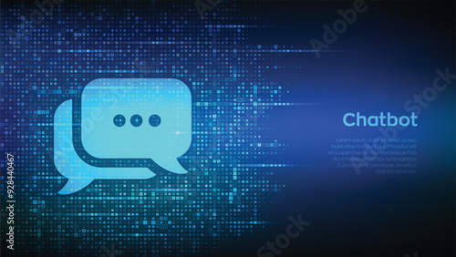 Chatbot message and communication vector illustration.