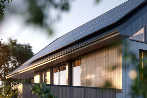 Wallpaper Mural Generative ai on theme of solar cell panels in a photovoltaic power plant, eco renewable power Torontodigital.ca