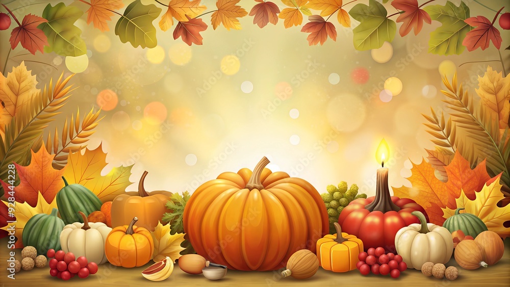 happy Thanks giving poster design. copy space. generative AI. happy Thanks giving poster design. copy space. generative AI.
