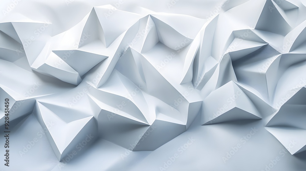 21. Dynamic 3D wall art featuring floating, interwoven geometric forms with sharp edges and smooth surfaces. 21. Dynamic 3D wall art featuring floating, interwoven geometric forms with sharp edges and smooth surfaces.