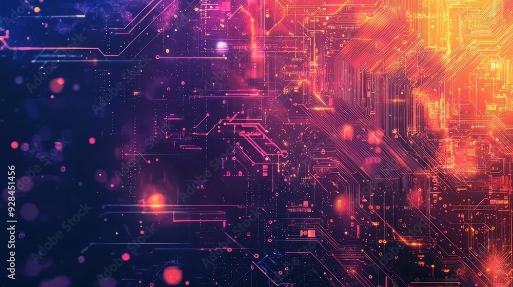 Abstract Circuit Board Background. Abstract Circuit Board Background.