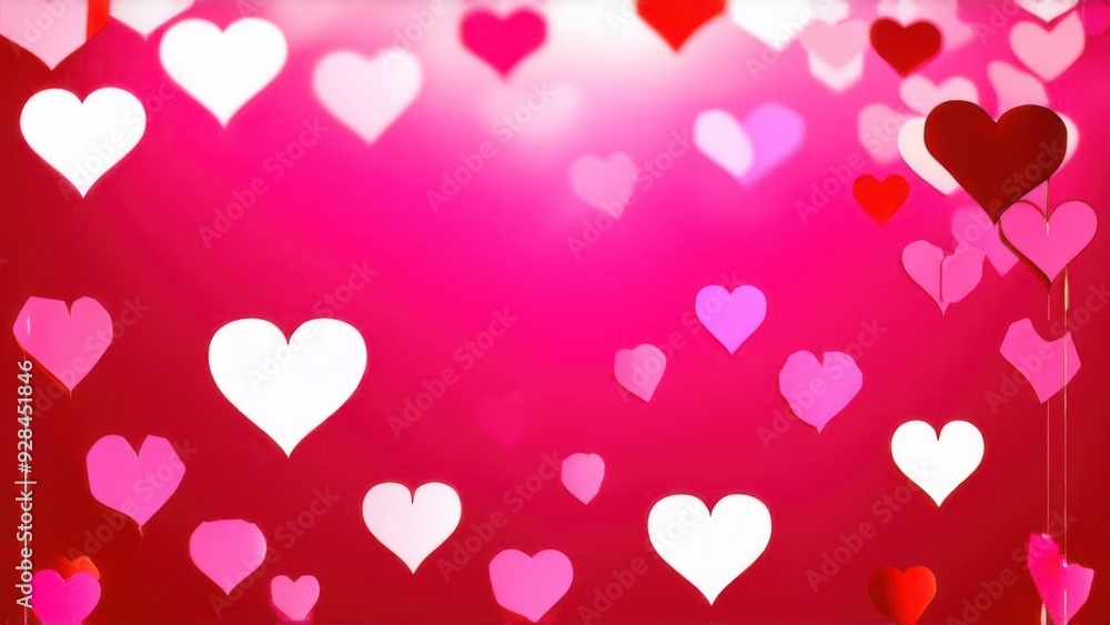 Blurred valentines day background Blurred valentines day background
