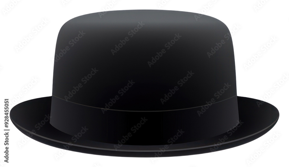 PNG A bowler hat black white background celebration. PNG A bowler hat black white background celebration.