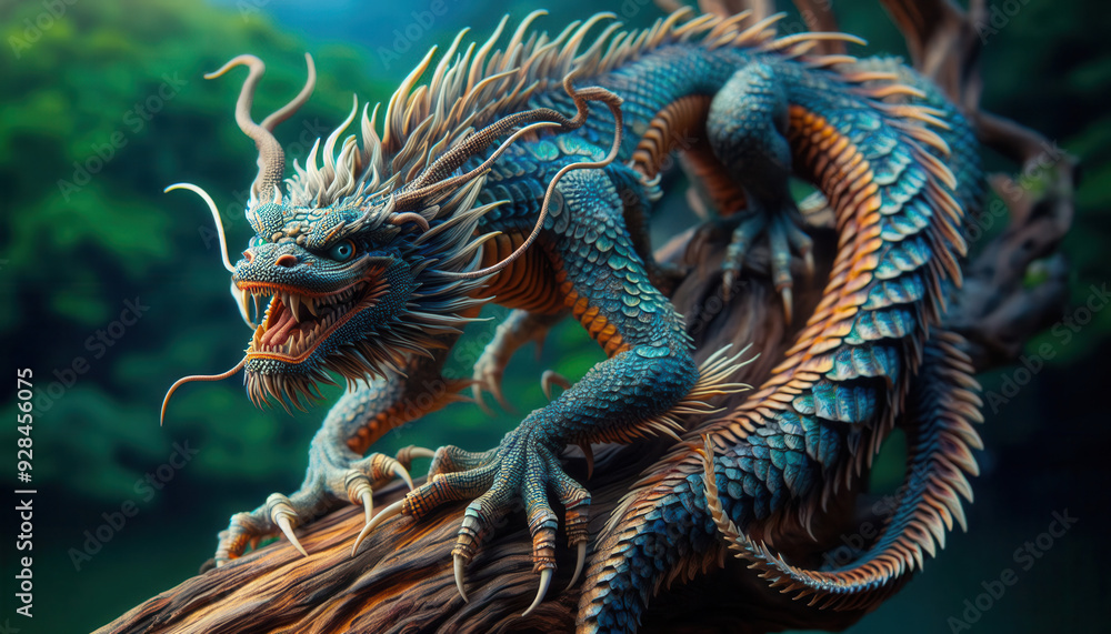 Obraz premium 龍（ドラゴン） 子供