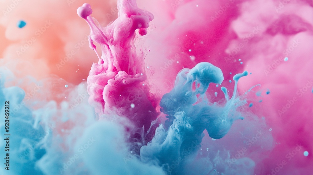 Paint Splash Colore Smoke Water Absrtact Creative Art Background Wallpaper. generative ai Paint Splash Colore Smoke Water Absrtact Creative Art Background Wallpaper. generative ai