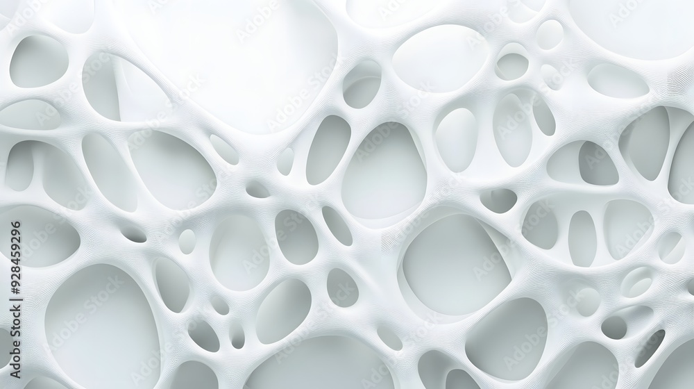 37. Abstract 3D wall art showcasing a network of interconnected shapes and smooth gradients on a pristine white backdrop. 37. Abstract 3D wall art showcasing a network of interconnected shapes and smooth gradients on a pristine white backdrop.