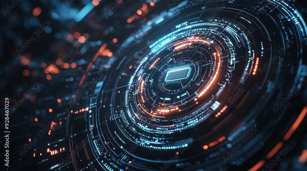 Detailed digital environment with advanced tech elements and high-resolution Detailed digital environment with advanced tech elements and high-resolution