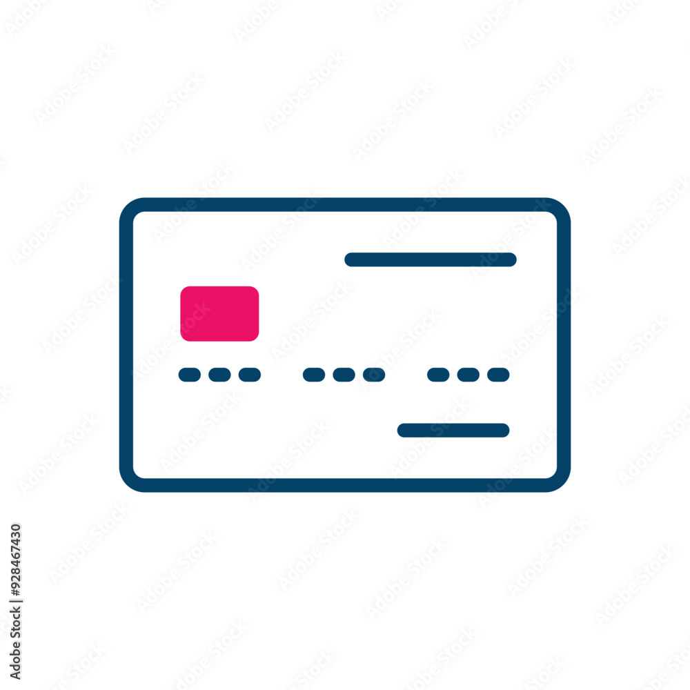 Credit Card vector icon Credit Card vector icon