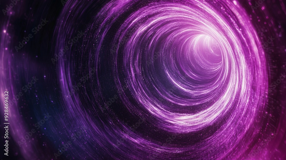 Mesmerizing purple time tunnel with light painting effects, abstract technological backdrop for imaginative and futuristic visuals. Mesmerizing purple time tunnel with light painting effects, abstract technological backdrop for imaginative and futuristic visuals.