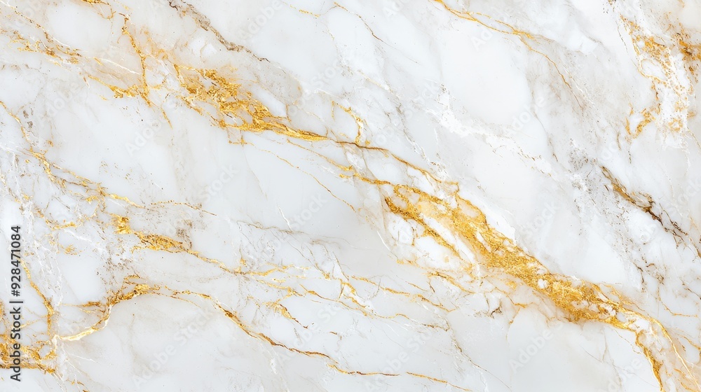 Naklejka premium Elegant marble texture with golden veining and smooth surfaces for text placement