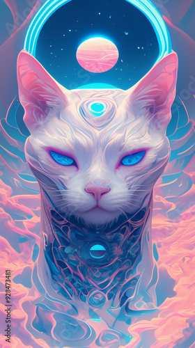 Psy cat art
