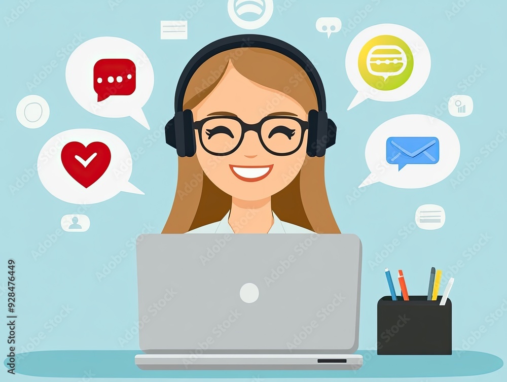 customer support illustration customer support illustration