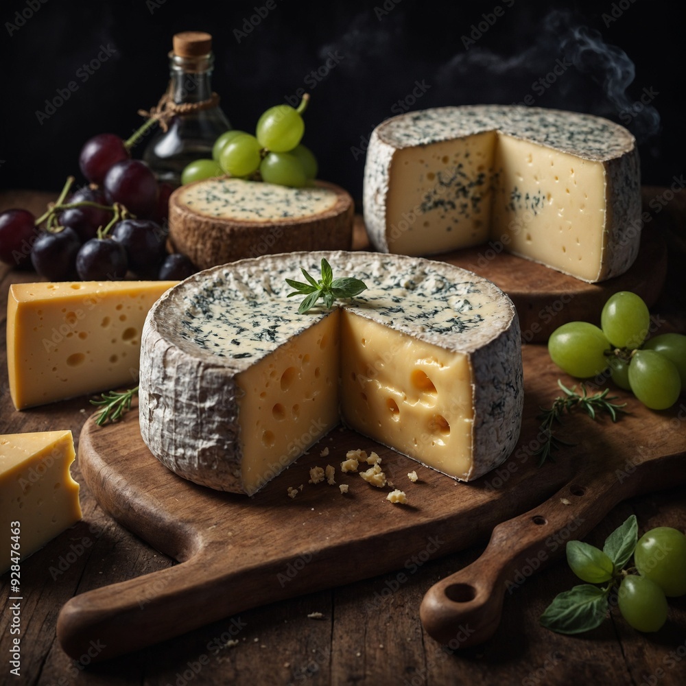 Savor the craft of artisanal cheese with an elegant display featuring a mix of rich and creamy selections for any special occasion Savor the craft of artisanal cheese with an elegant display featuring a mix of rich and creamy selections for any special occasion