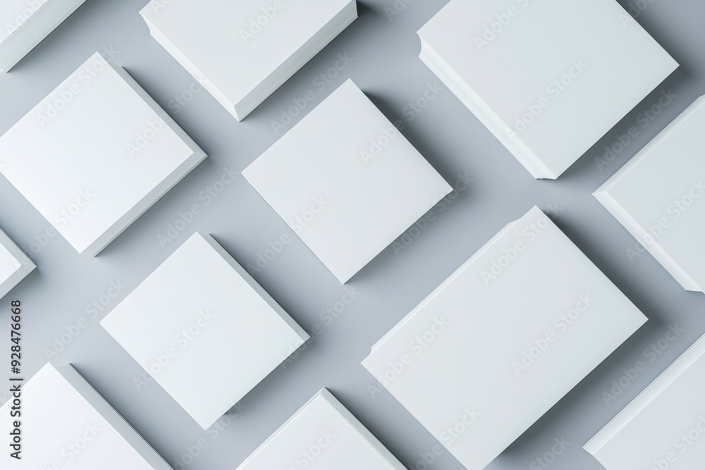 Isolated blank book on gray background. 3D illustration mock-up Isolated blank book on gray background. 3D illustration mock-up