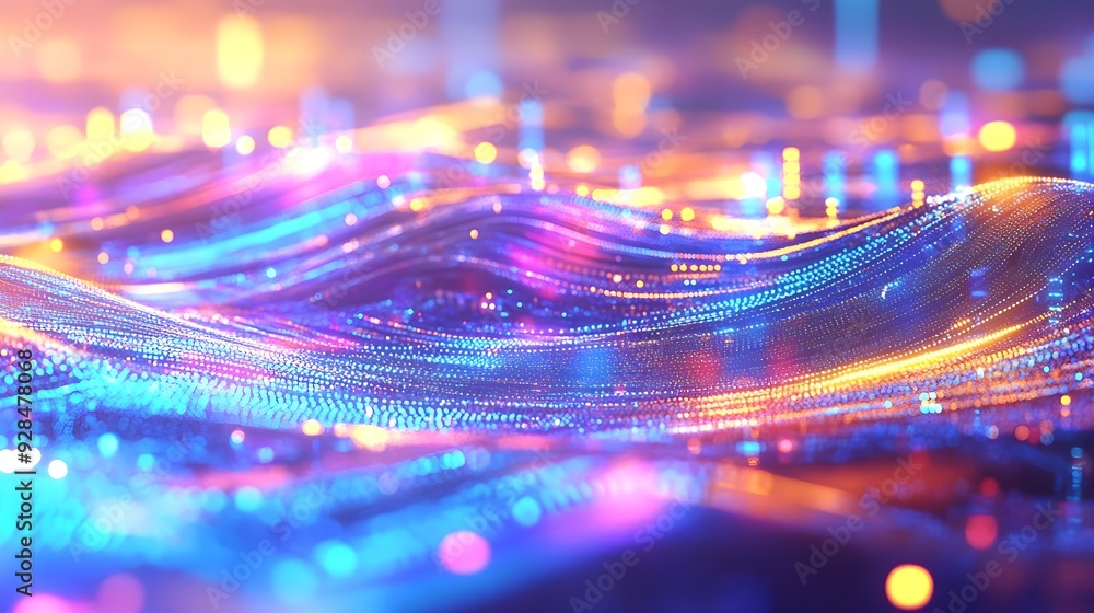 Abstract Colorful Lights Bokeh Background Abstract Colorful Lights Bokeh Background