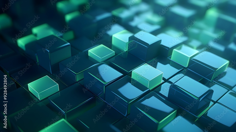 3d rendering of mind green and blue abstract geometric background. Scene for advertising, technology, showcase, banner, game, sport, cosmetic, business, metaverse. Sci-Fi Illustration. Product display 3d rendering of mind green and blue abstract geometric background. Scene for advertising, technology, showcase, banner, game, sport, cosmetic, business, metaverse. Sci-Fi Illustration. Product display