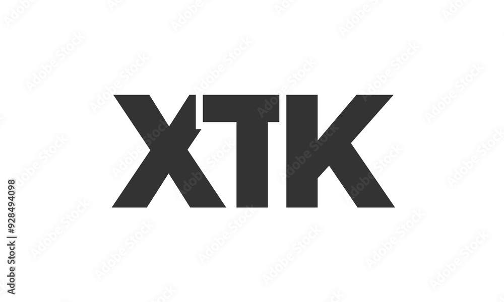 XTK logo design template with strong and modern bold text. Initial based vector logotype featuring simple and minimal typography. Trendy company identity. XTK logo design template with strong and modern bold text. Initial based vector logotype featuring simple and minimal typography. Trendy company identity.