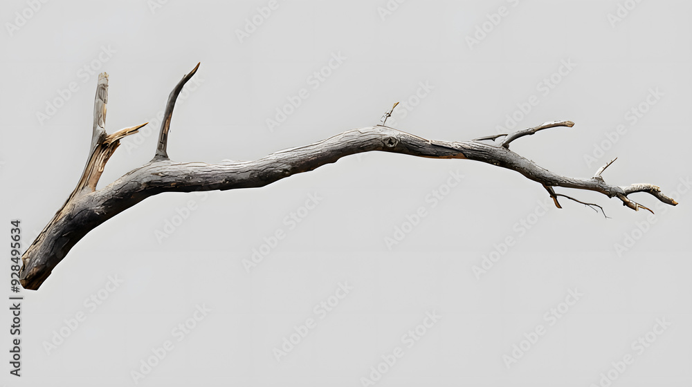 tree branch with snow. Generative AI tree branch with snow. Generative AI