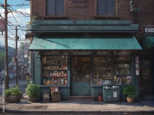 Photograph of an Old Detached Shop in The Neighborhood Concept