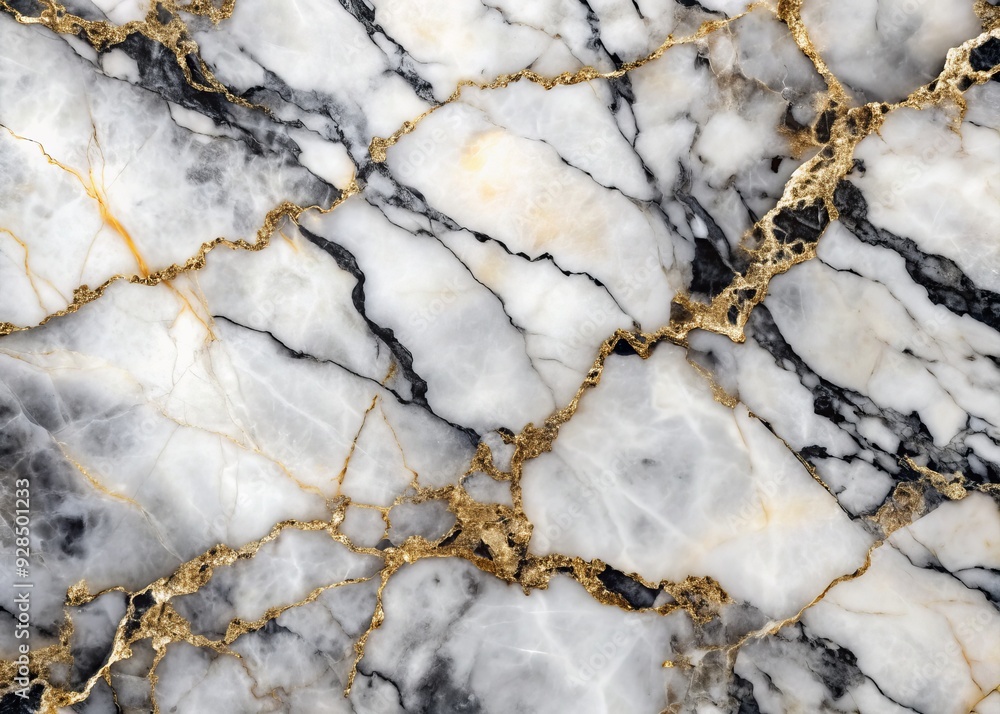 Elegant abstract background featuring a stunning black pattern on a smooth white marble granite surface, perfect for interior design and decoration concepts. Elegant abstract background featuring a stunning black pattern on a smooth white marble granite surface, perfect for interior design and decoration concepts.