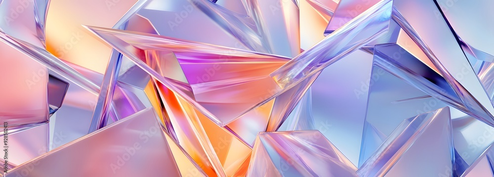 48. Dynamic 3D composition of interconnected geometric prisms and translucent forms creating an abstract pattern isolated on white. 48. Dynamic 3D composition of interconnected geometric prisms and translucent forms creating an abstract pattern isolated on white.
