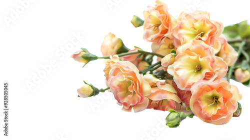 Flower bouquet isolated on transparent background, PNG